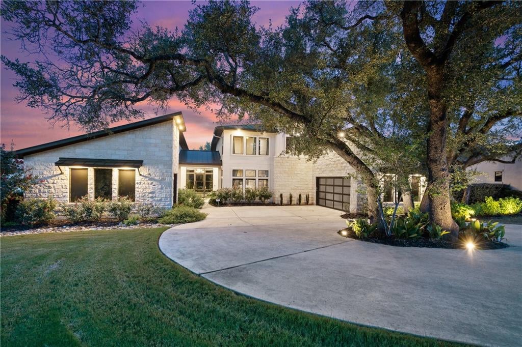 View 410 Ringtail Stream Dr in Serene Hills Sub Ph 2w 410 Ringtail Stream Dr - front exterior - Luxury home in Serene Hills Sub Ph 2w, Austin, TX