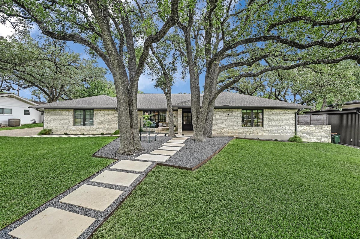 View 4104 Tablerock DR in Northwest Hills Mesa Oaks Ph 4104 Tablerock DR - front exterior - Luxury home in Northwest Hills Mesa Oaks Ph, Austin, TX