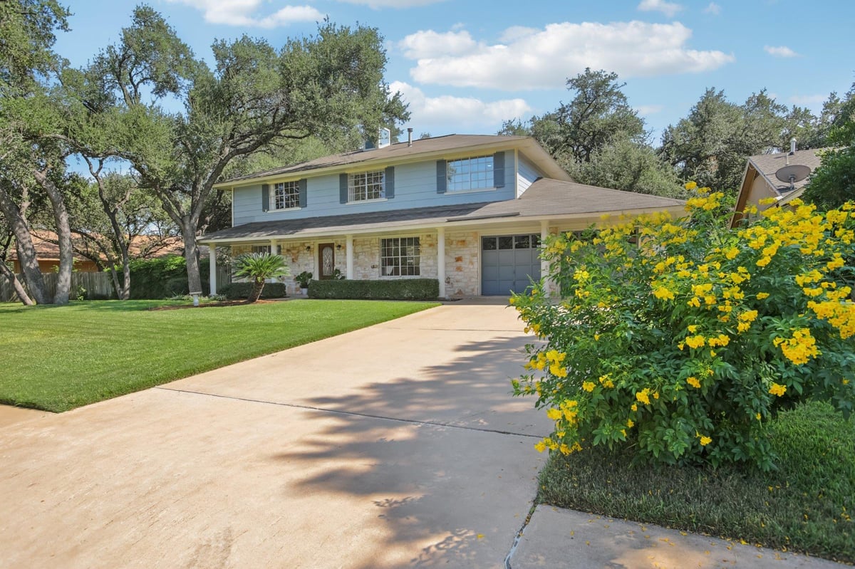 View 4107 Adelphi Ln in Milwood Sec 08 4107 Adelphi Ln - front exterior - Luxury home in Milwood Sec 08, Austin, TX