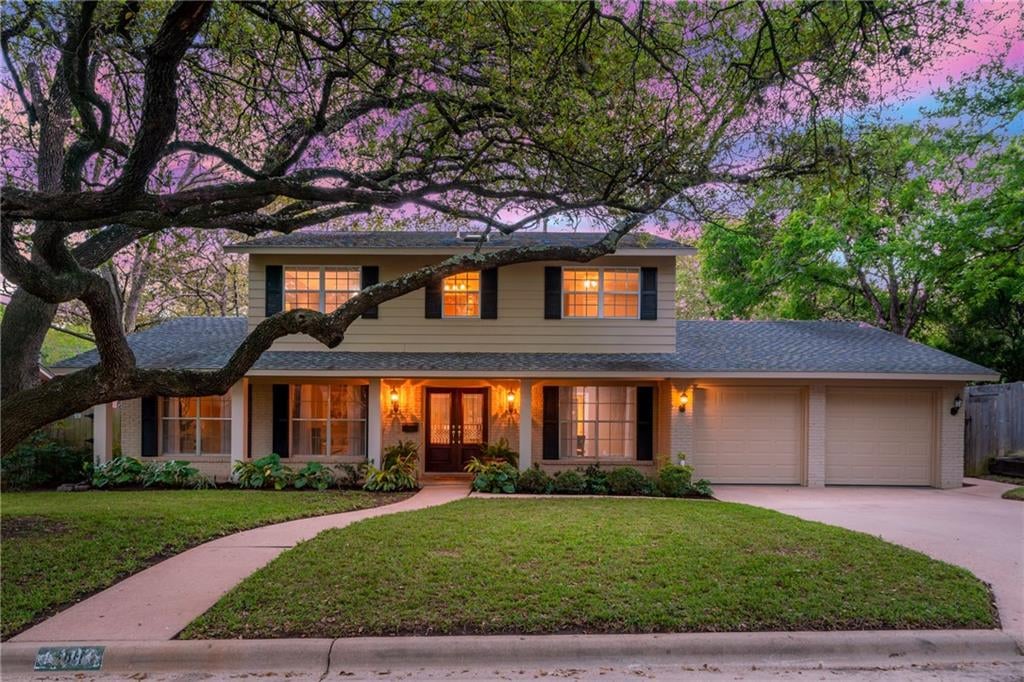 View 4107 Honeycomb Rock Cir in Northwest Hills Mesa Oaks Ph 4107 Honeycomb Rock Cir - front exterior - Luxury home in Northwest Hills Mesa Oaks Ph, Austin, TX