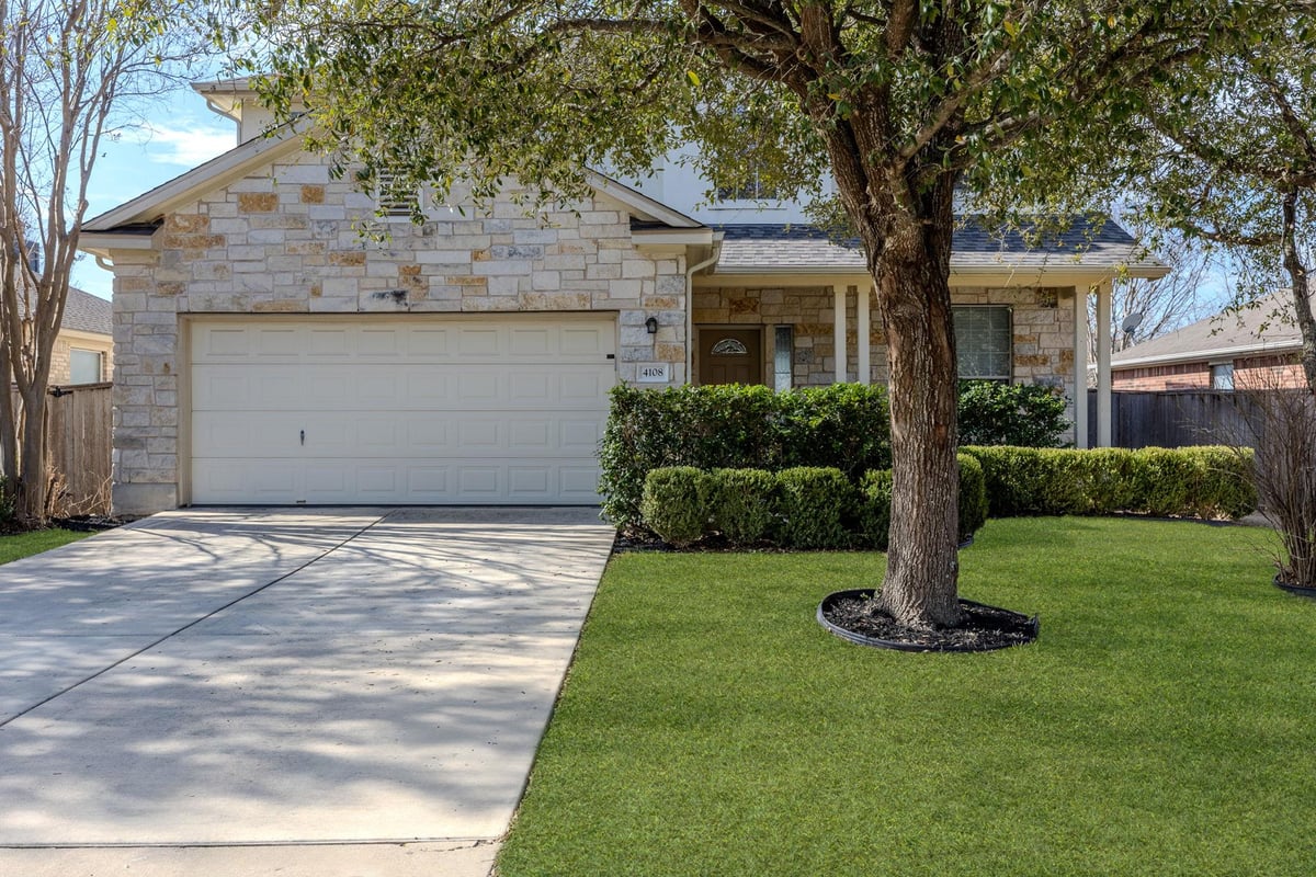 View 4108 Meadow Bluff Way in Teravista Sec 10A 4108 Meadow Bluff Way - front exterior - Luxury home in Teravista Sec 10A, Round Rock, TX