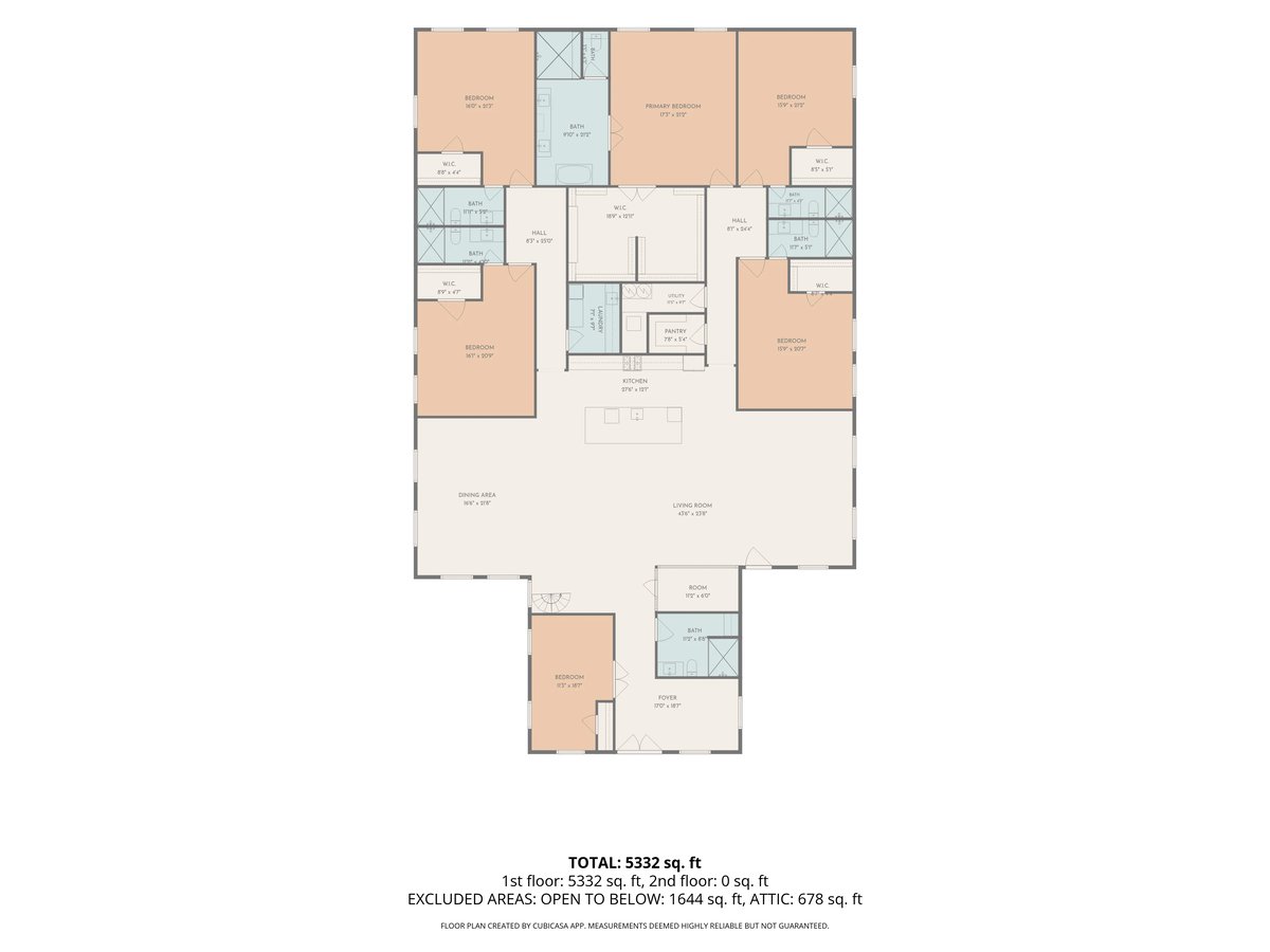 The Hyde Park Sanctuary floor plan (Unit 1)