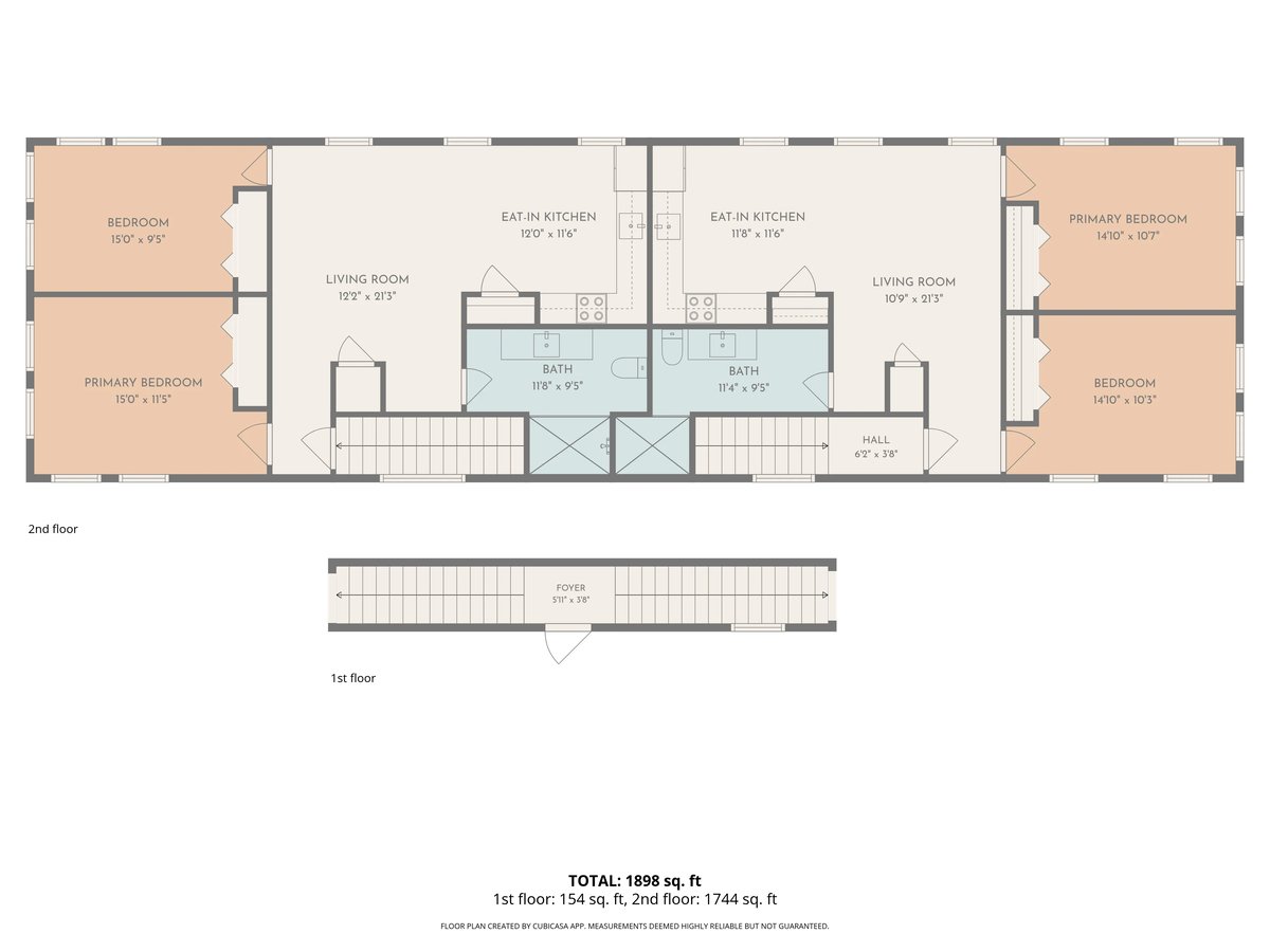 The Four floor plan (Unit 2)