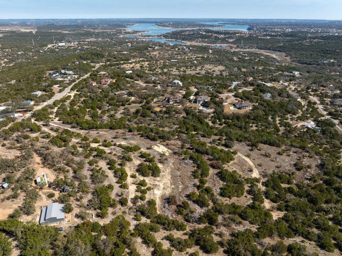 View 4115 Bob Wire Rd in LITTLE BIRD TERRACE 4115 Bob Wire Rd - front exterior - Luxury lot in LITTLE BIRD TERRACE, Spicewood, TX
