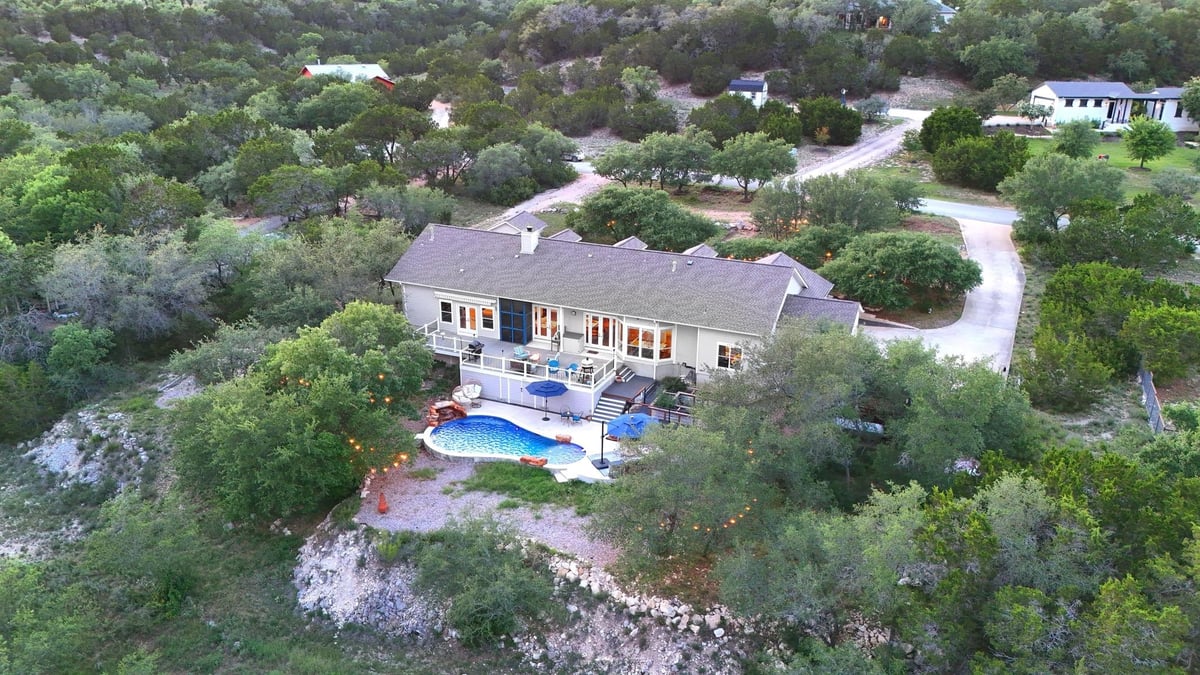 View 4115 NOON DAY Cv in Travis Settlement Sec 06 4115 NOON DAY Cv - front exterior - Luxury home in Travis Settlement Sec 06, Bee Cave, TX