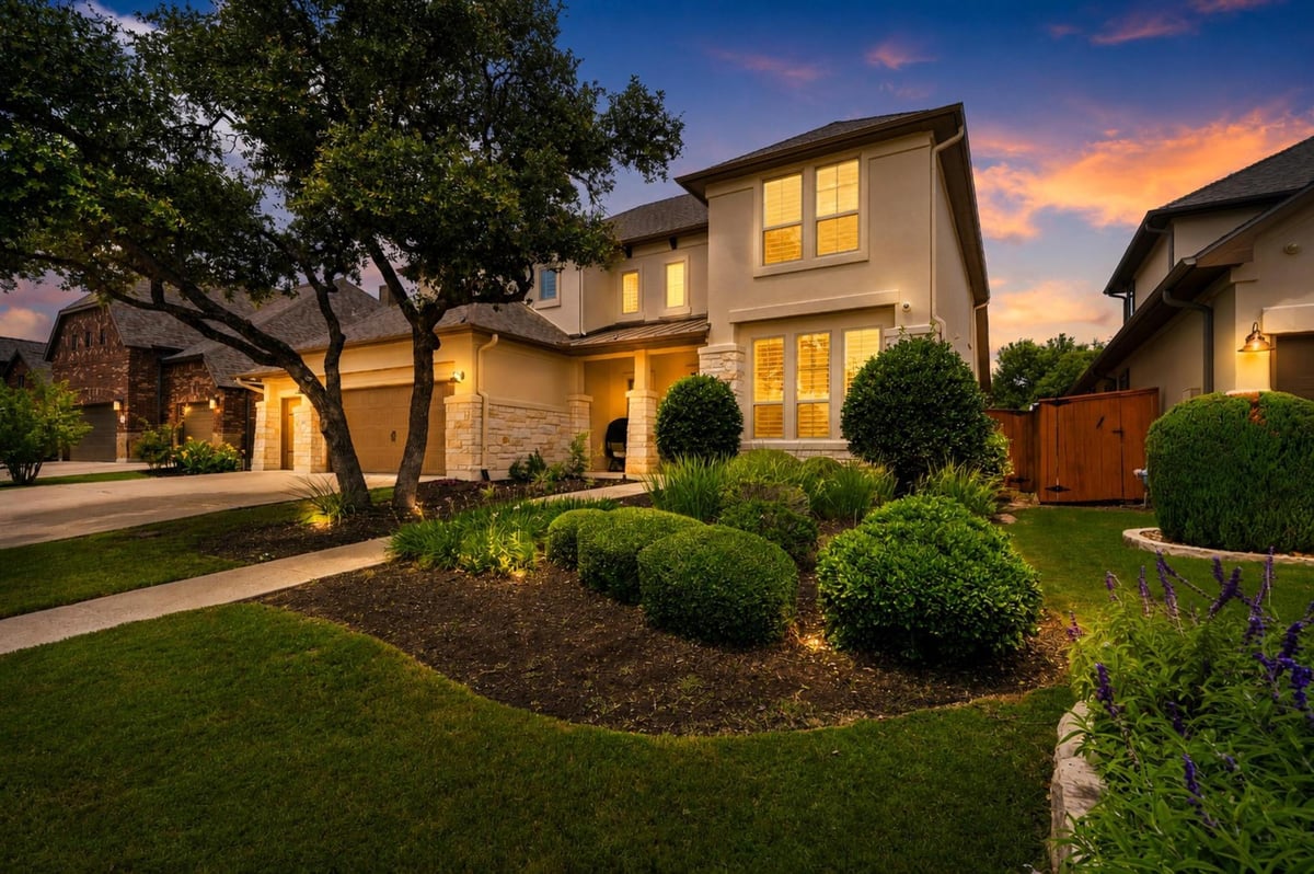 View 4115 Percheron BND in Ranch at Brushy Creek 4115 Percheron BND - front exterior - Luxury home in Ranch at Brushy Creek, Cedar Park, TX
