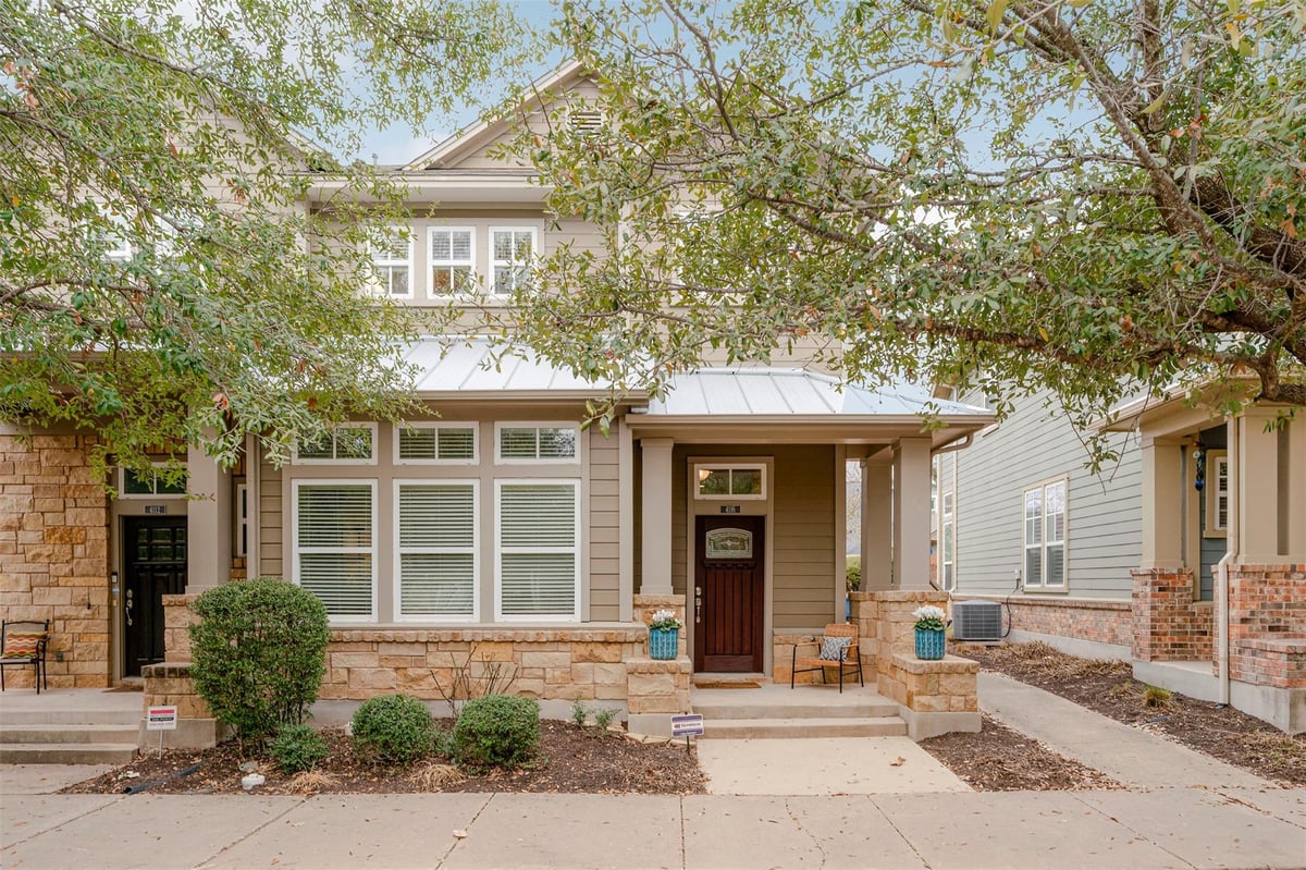 View 4116 Berkman DR in Mueller 4116 Berkman DR - front exterior - Luxury home in Mueller, Austin, TX