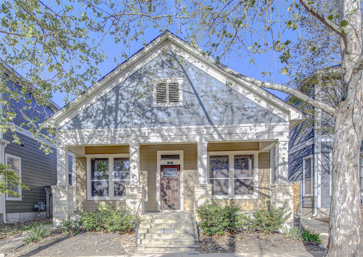 View 4116 Threadgill St in Mueller Sec 05 4116 Threadgill St - front exterior - Luxury home in Mueller Sec 05, Austin, TX