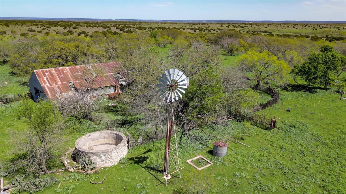 View 4121 County Road 2719 in Evant 4121 County Road 2719, aerial view with 4121 County Road 2719 in Evant, Evant, Evant, TX