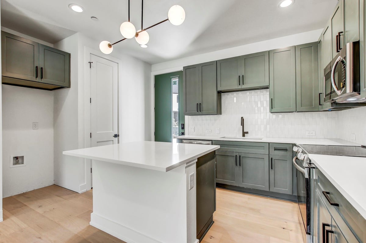 Kitchen - 4127 E 12th St Unit #3 Kitchen at 4127 E 12th St Unit #3 - 3 bed 2 bath home