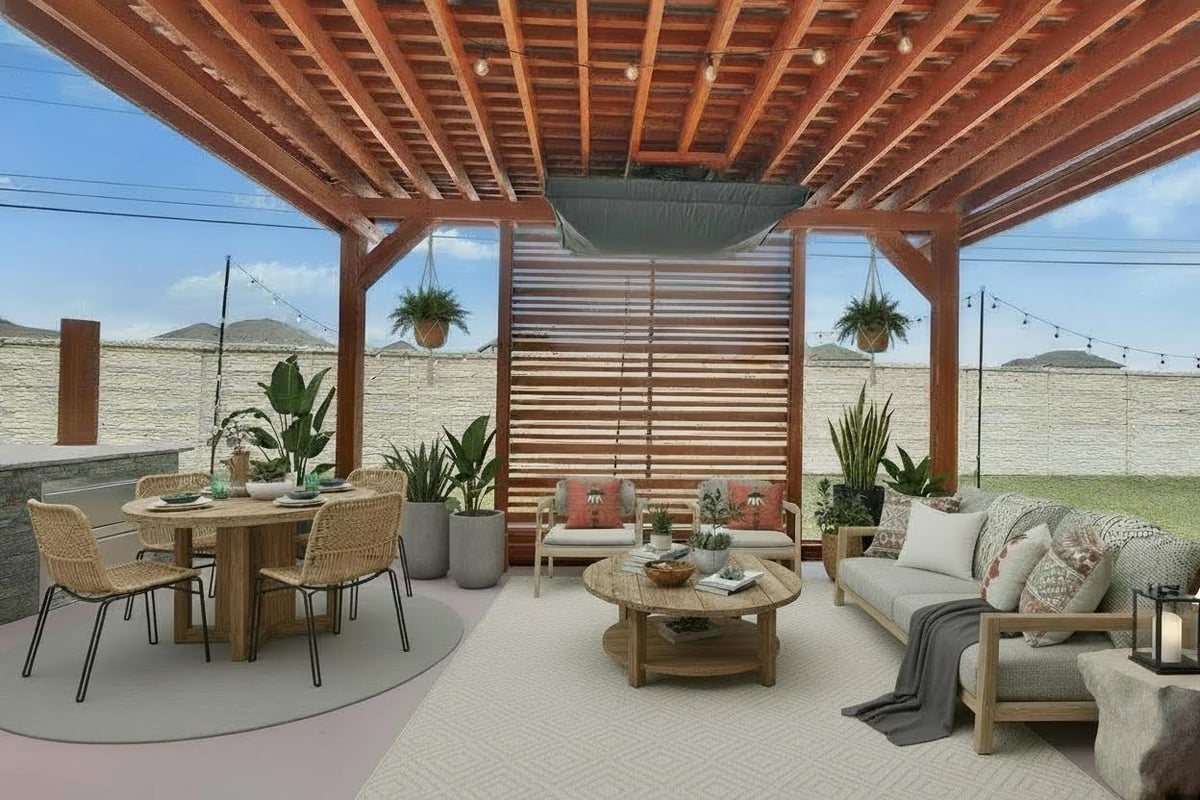 Living area at 4129 Godwit Dr - 5 bed 3 bath home