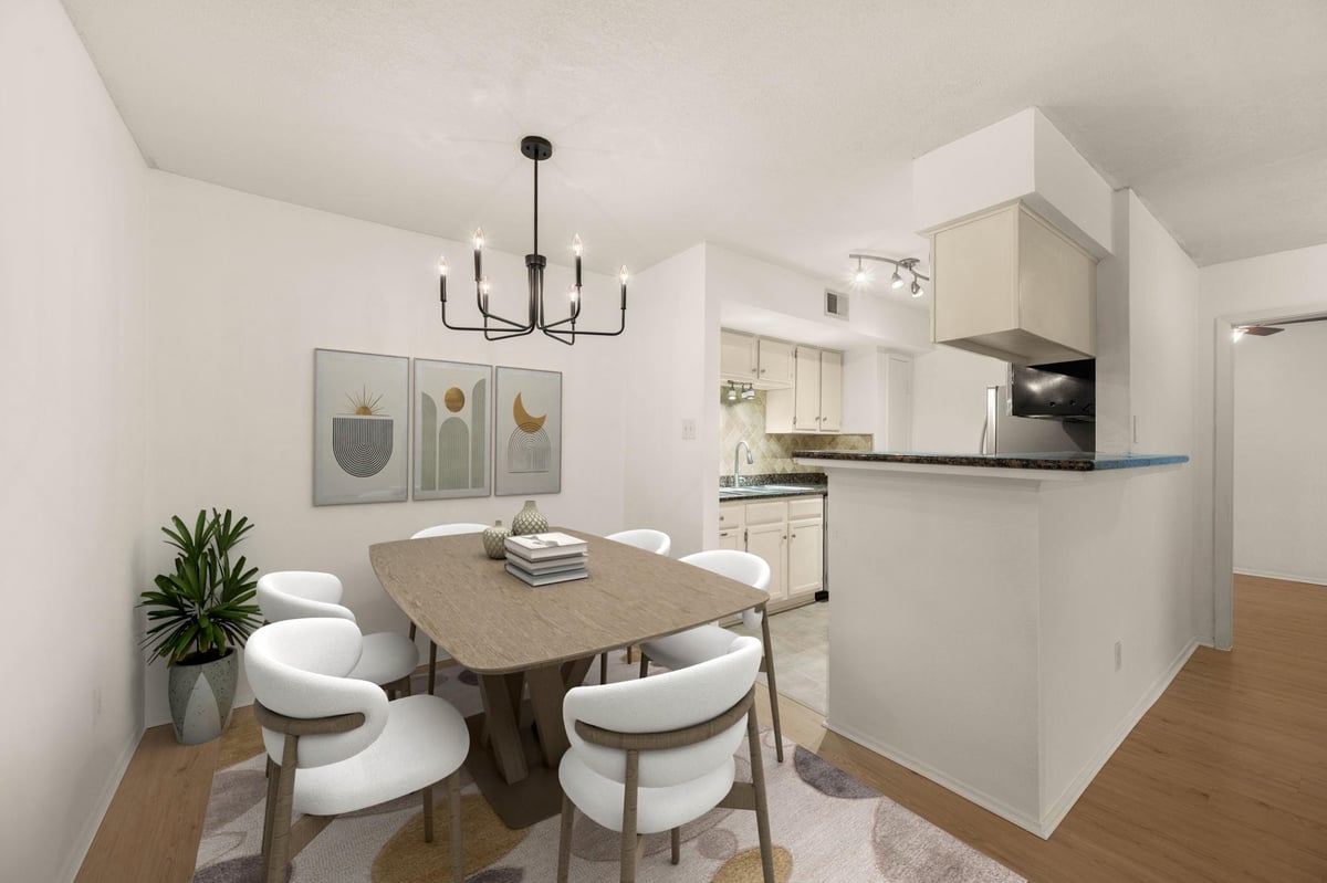 Primary bedroom at 4159 Steck Ave Unit #267 - 2 bed 1 bath home