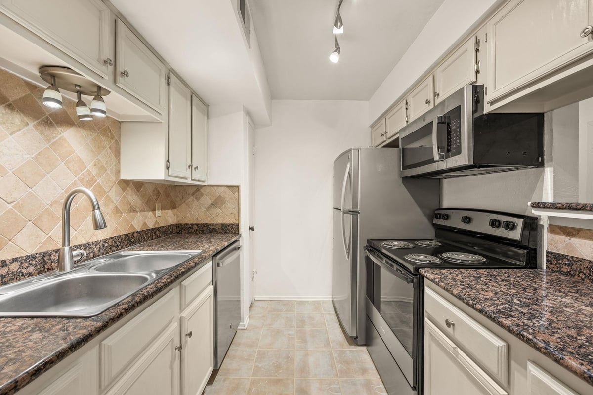 Bathroom at 4159 Steck Ave Unit #267 - 2 bed 1 bath home