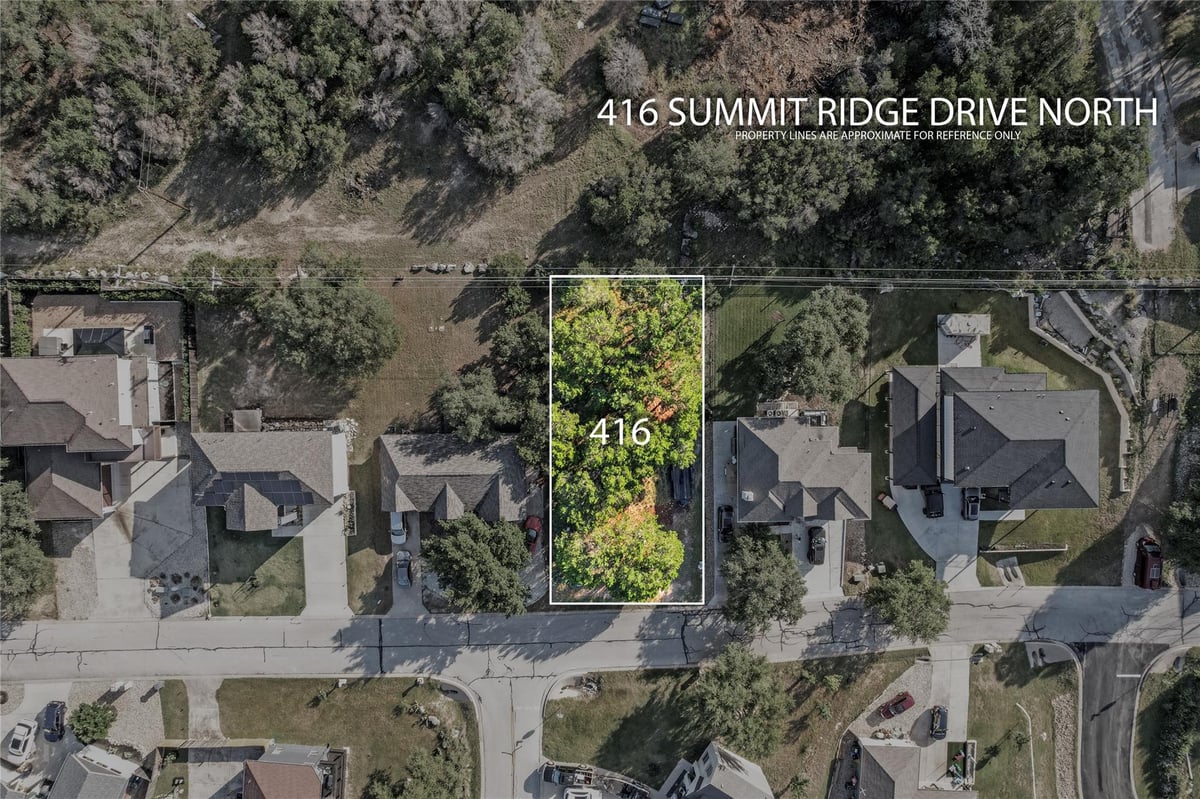 View 416 Summit Ridge Dr N in Point Venture Sec 03-2 416 Summit Ridge Dr N - front exterior - Luxury lot in Point Venture Sec 03-2, Point Venture, TX