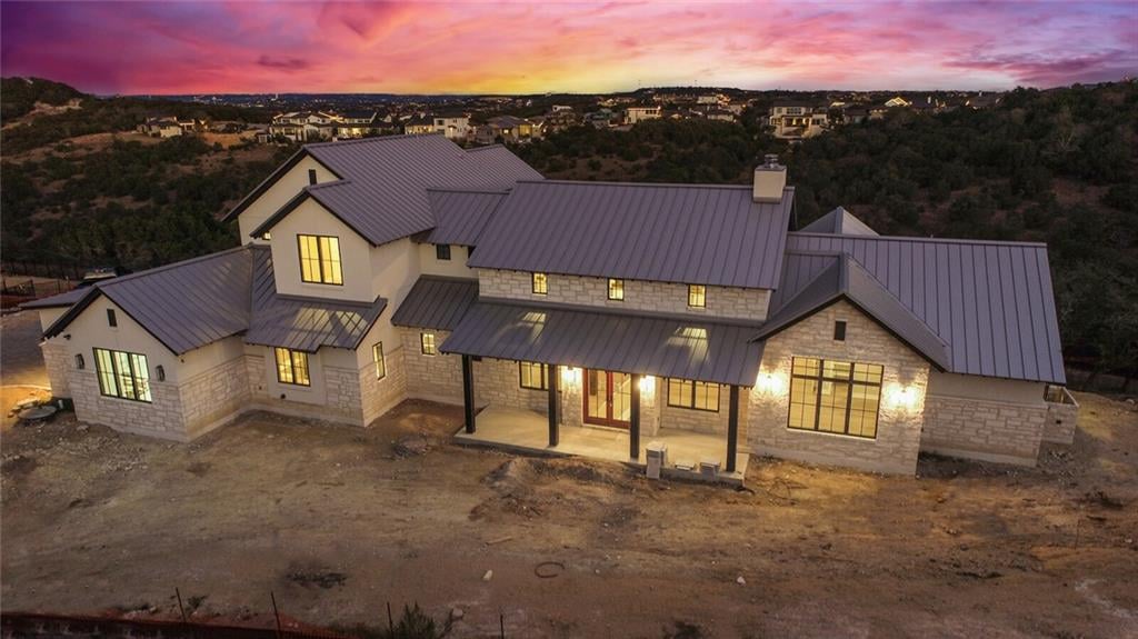 View 416 Treasure Peak Pass in Serene Hills 416 Treasure Peak Pass - front exterior - Luxury home in Serene Hills, Austin, TX