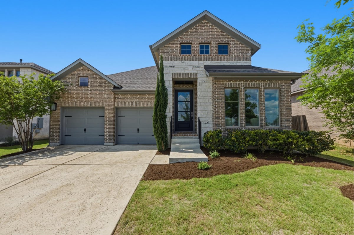 View 417 Francis Lottie Dr in Carpenter Hill Sec 3 417 Francis Lottie Dr - front exterior - Luxury home in Carpenter Hill Sec 3, Buda, TX