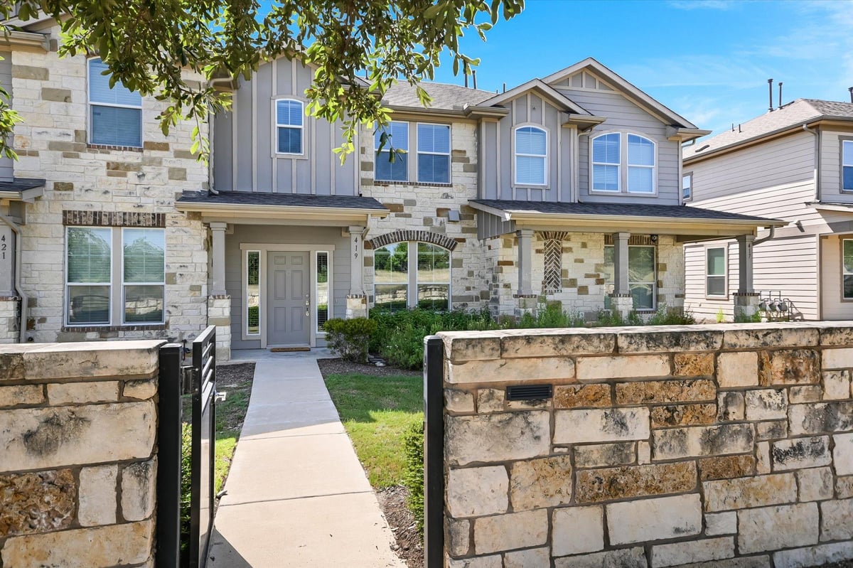 View 419 N Heatherwilde BLVD in Carrington Court 419 N Heatherwilde BLVD - front exterior - Luxury home in Carrington Court, Pflugerville, TX