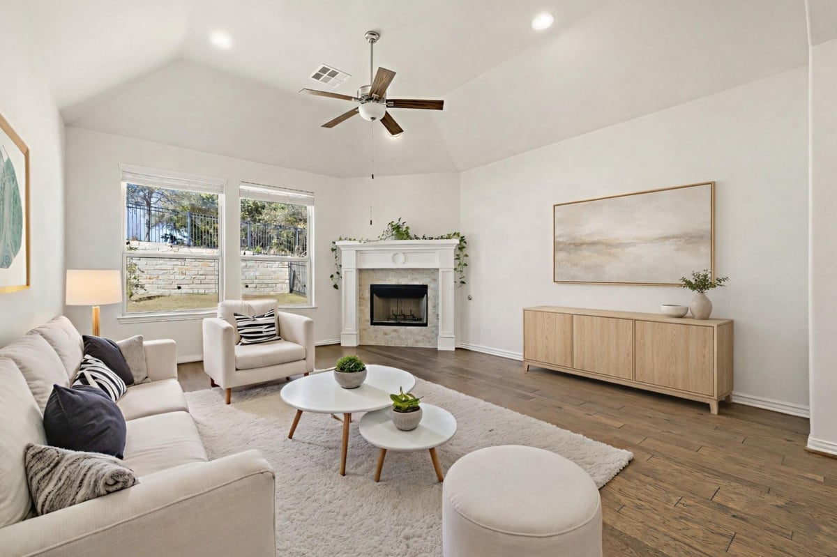 Living area at 4201 Vespa Cv - 4 bed 2 bath home