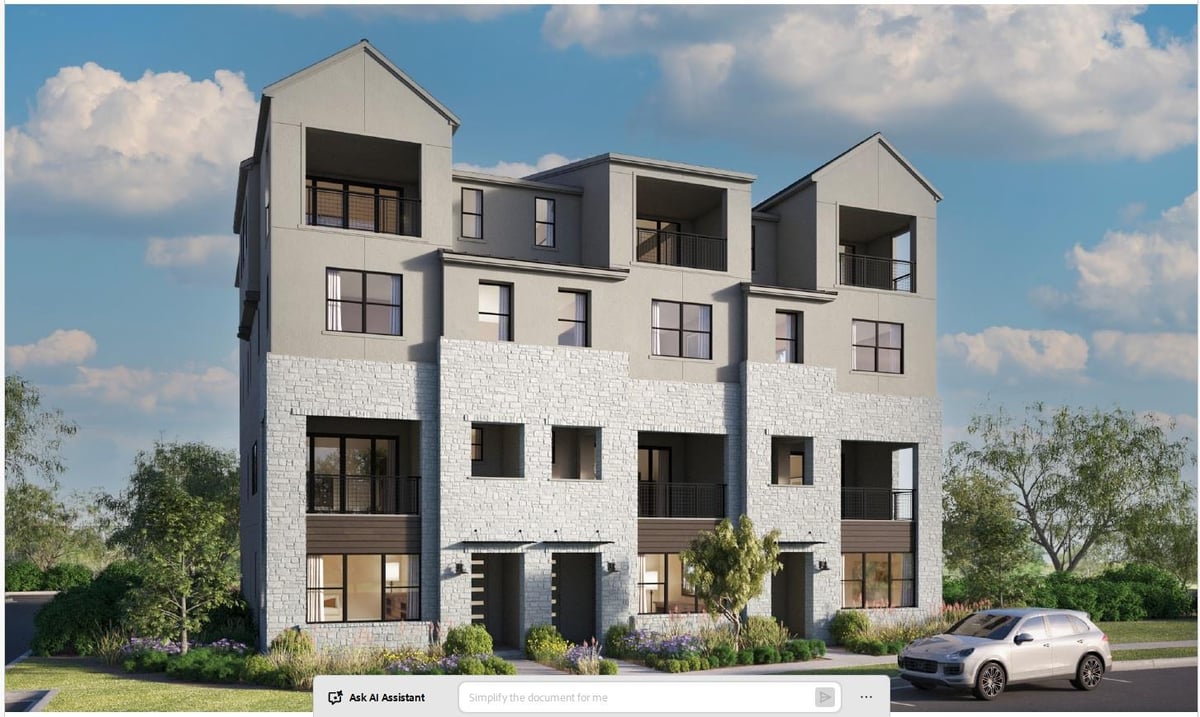 4203 Prevail Ln - front exterior - Luxury home in Grove Master Condos, Austin, TX