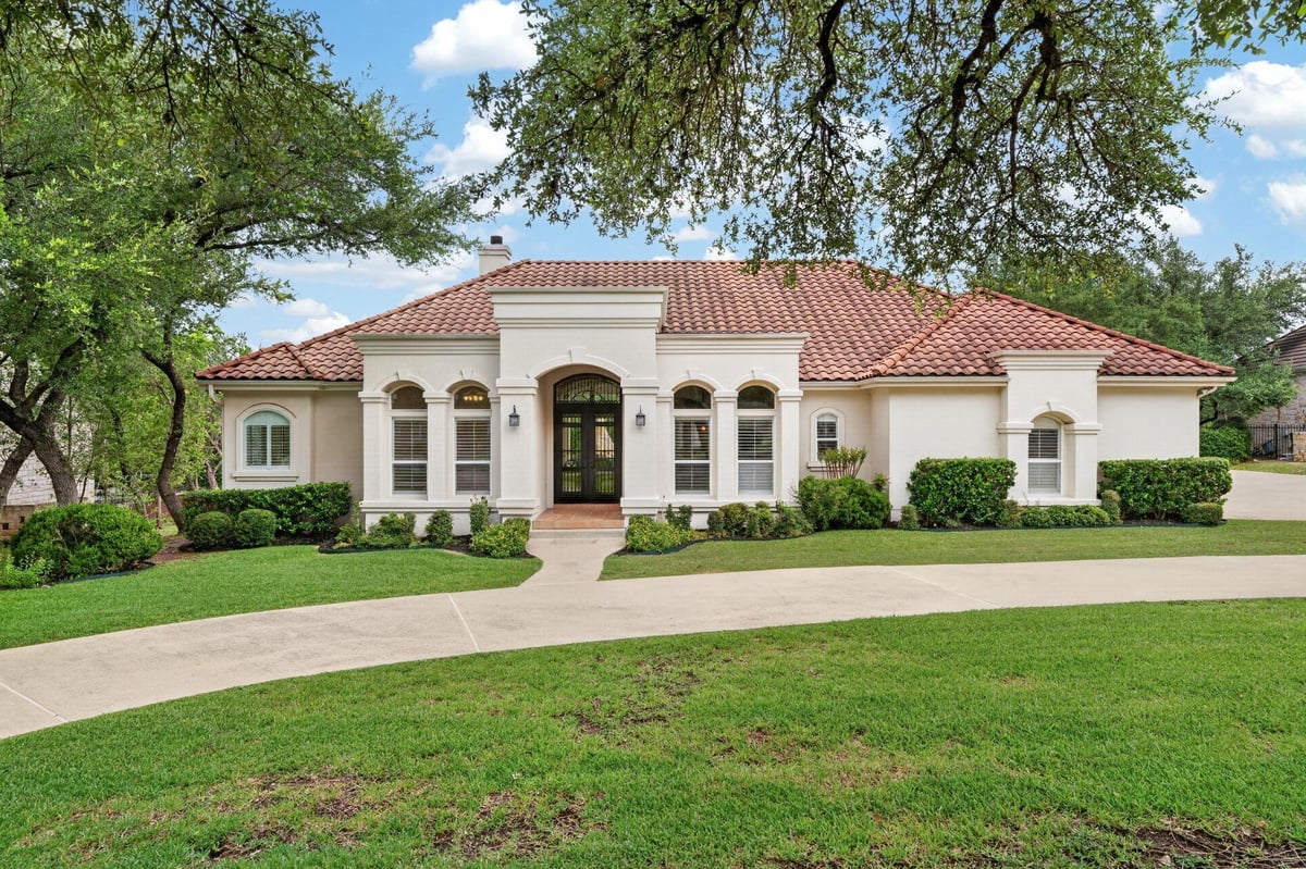 View 4208 Lakeway BLVD in Estates Lakeway Hills Sec 01 4208 Lakeway BLVD - front exterior - Luxury home in Estates Lakeway Hills Sec 01, Austin, TX