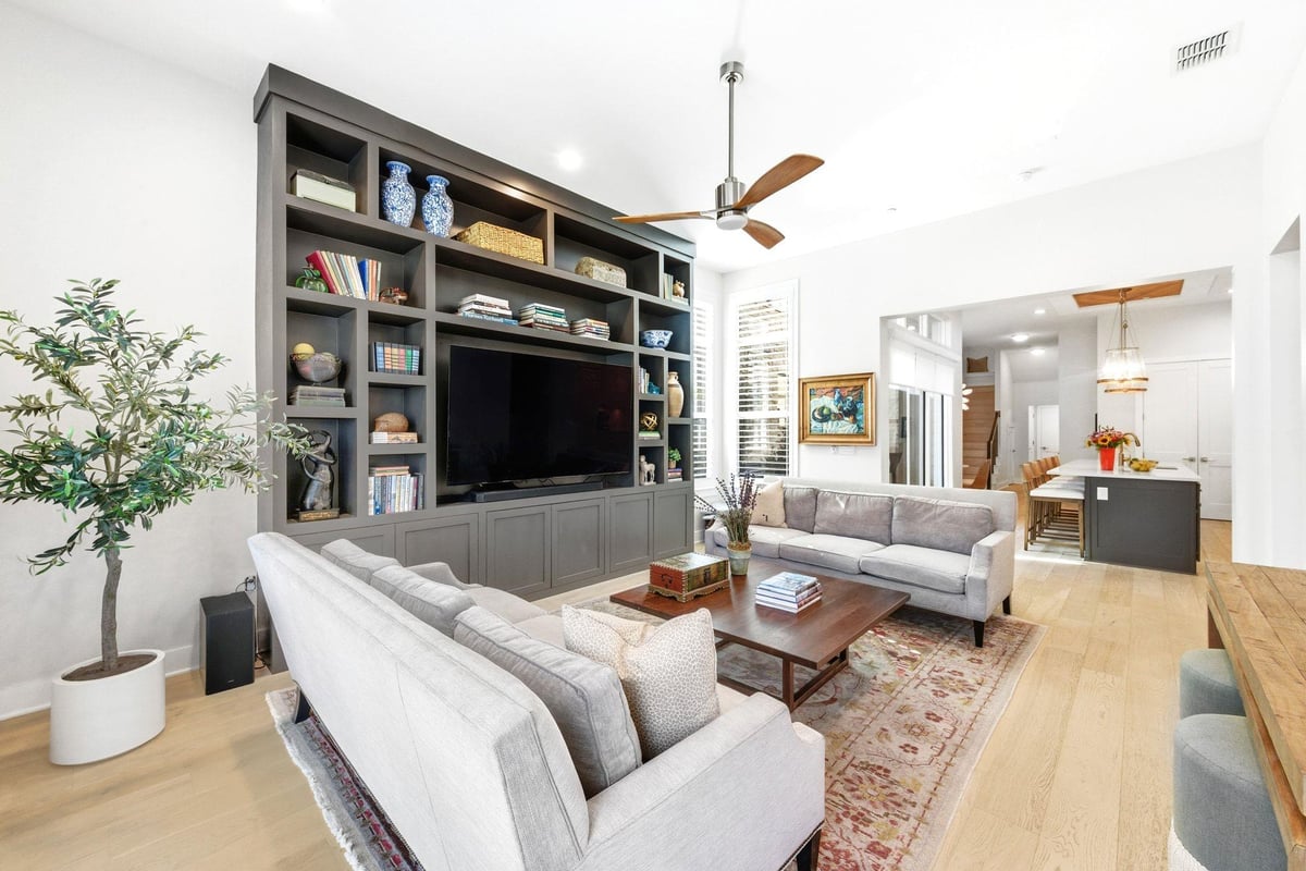 Living area at 4209 Elevator Dr - 3 bed 2 bath home