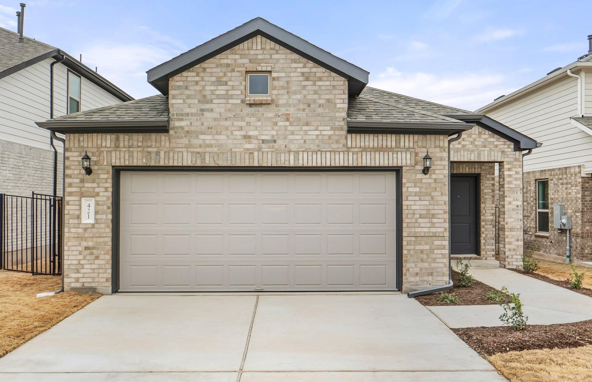 View 421 Bristlecone Bnd in Santa Rita Ranch at Saddleback 421 Bristlecone Bnd - front exterior - Luxury home in Santa Rita Ranch at Saddleback, Liberty Hill, TX