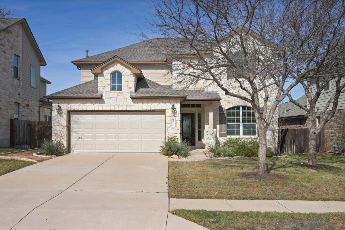 View 4211 Oldenburg Ln in Ranch at Brushy Creek Sec 9A 4211 Oldenburg Ln - front exterior - Luxury home in Ranch at Brushy Creek Sec 9A, Cedar Park, TX