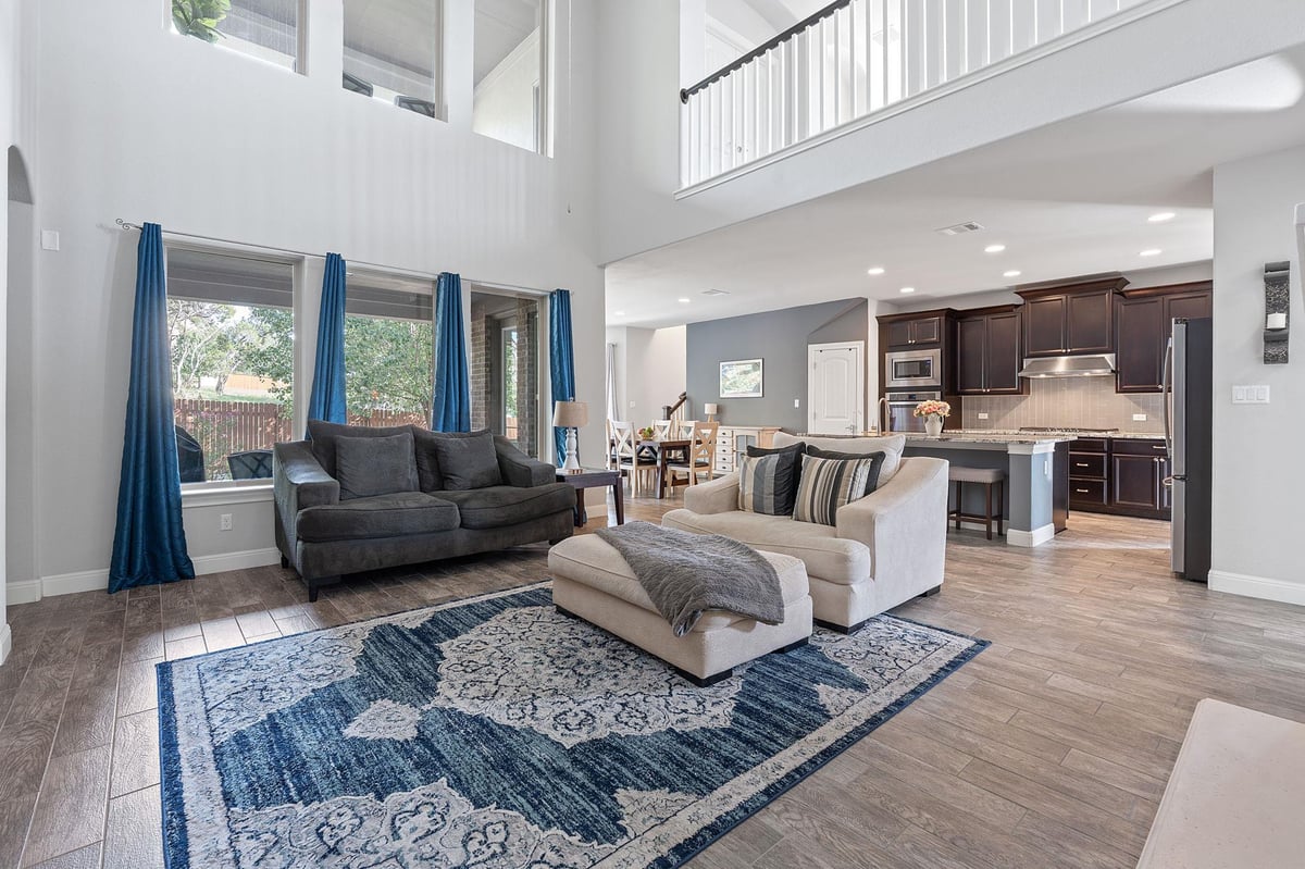 Living area at 4212 Borho Ranch St - 5 bed 3 bath home