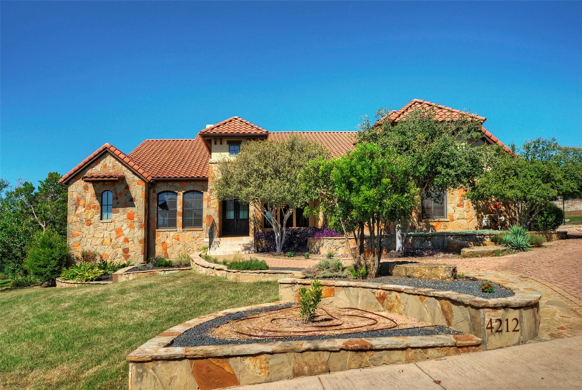 View 4212 Myrtle Beach DR in Spillman Ranch, Falconhead, The Heights 4212 Myrtle Beach DR - property photo 1 - Luxury home in Spillman Ranch, Falconhead, The Heights, Austin, TX
