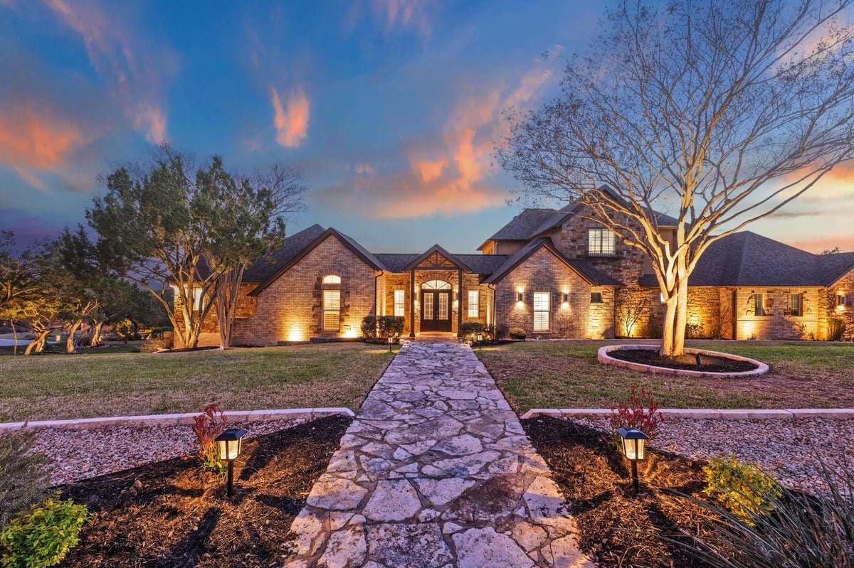 View 4213 House Of York in Westminster Glen Ph 03 4213 House Of York - front exterior - Luxury home in Westminster Glen Ph 03, Austin, TX