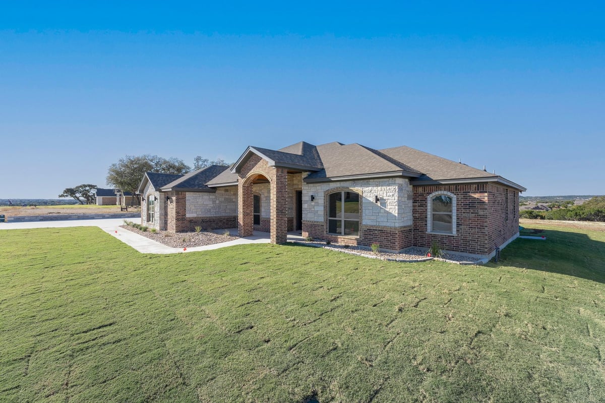 View 4249 Cold Springs Rd in PERSIMMON SPRINGS PHASE THREE 4249 Cold Springs Rd - front exterior - Luxury home in PERSIMMON SPRINGS PHASE THREE, Kempner, TX