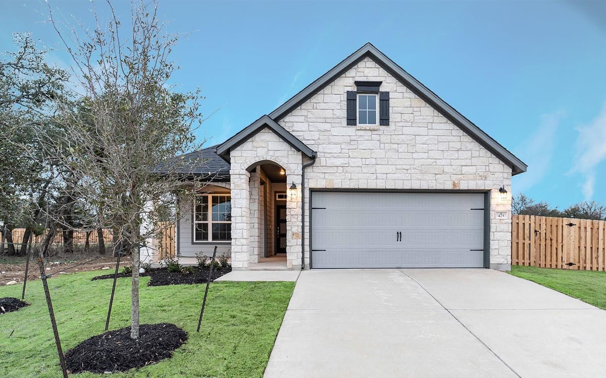 View 425 Blue Sage Ln in Sanctuary 425 Blue Sage Ln - front exterior - Luxury home in Sanctuary, Salado, TX