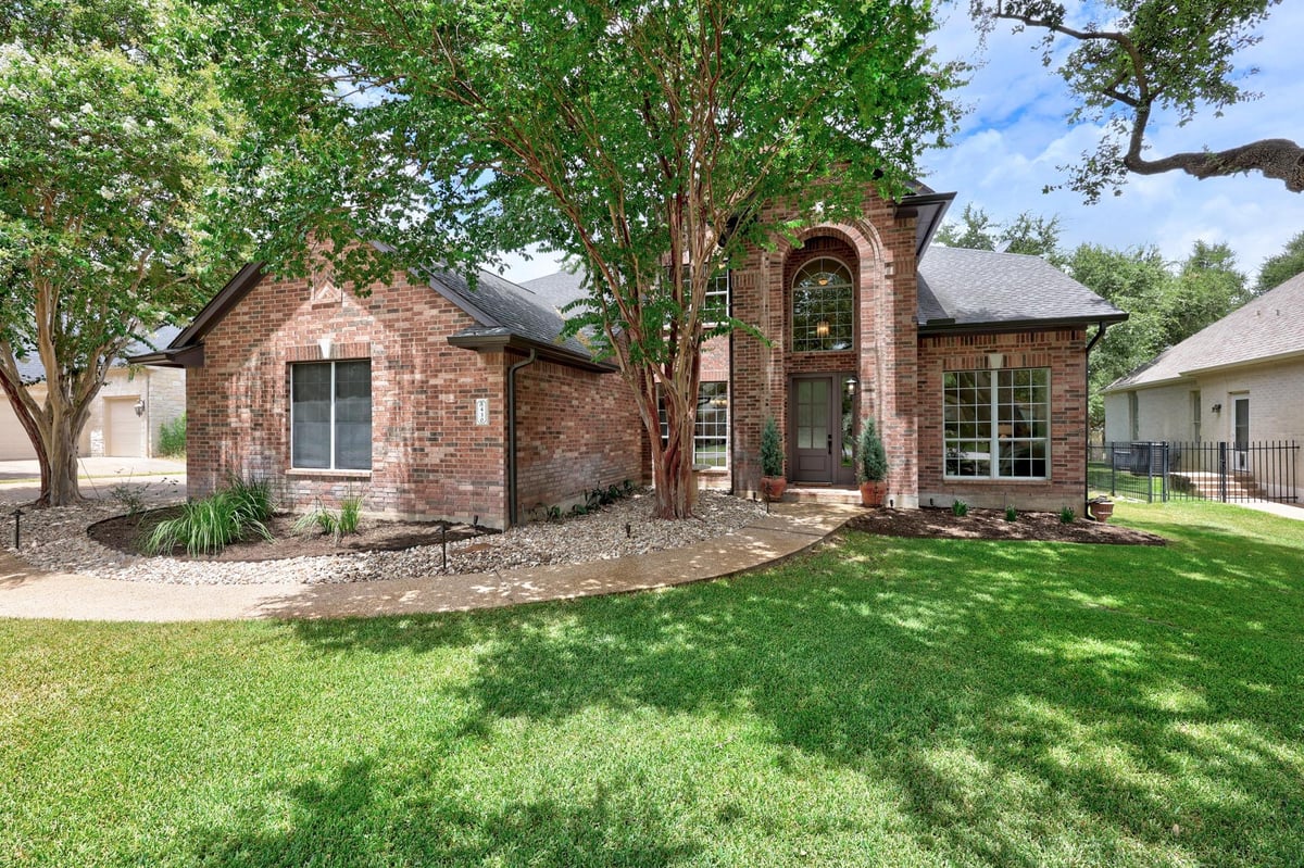 430 Champions DR - front exterior - Luxury home in Berry Creek Sec 11 Ph 03, Georgetown, TX