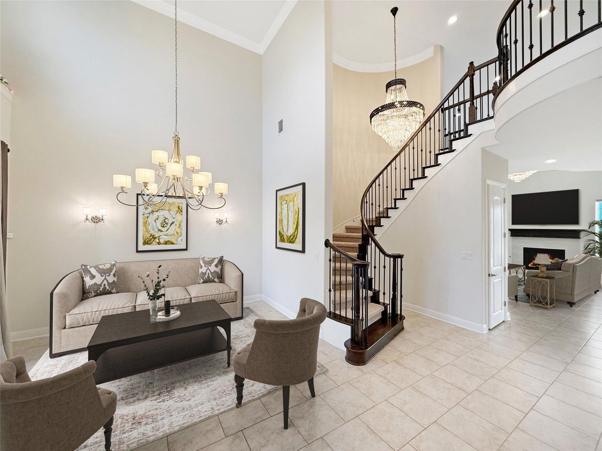 Primary bedroom at 4300 Mezzaluna Pass - 5 bed 4 bath home
