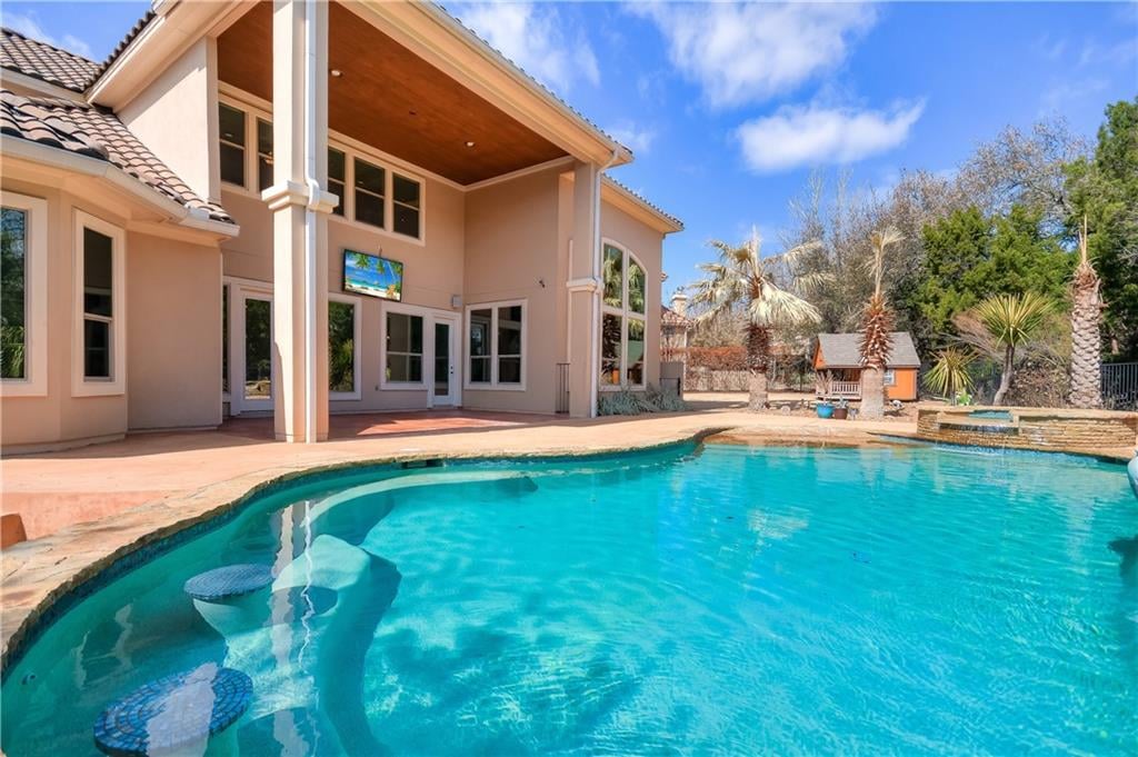 View 4301 Adirondack Summit DR in Falconhead West Ph 1 Sec 2 & 4301 Adirondack Summit DR - front exterior - Luxury home in Falconhead West Ph 1 Sec 2 &, Austin, TX