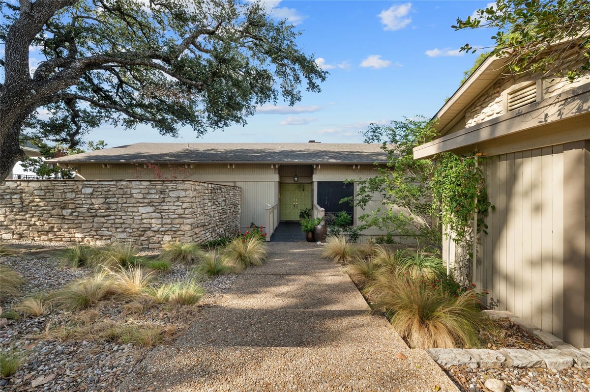 View 4301 Cat Mountain DR in Northwest Hills Cat Mountain S 4301 Cat Mountain DR - front exterior - Luxury home in Northwest Hills Cat Mountain S, Austin, TX