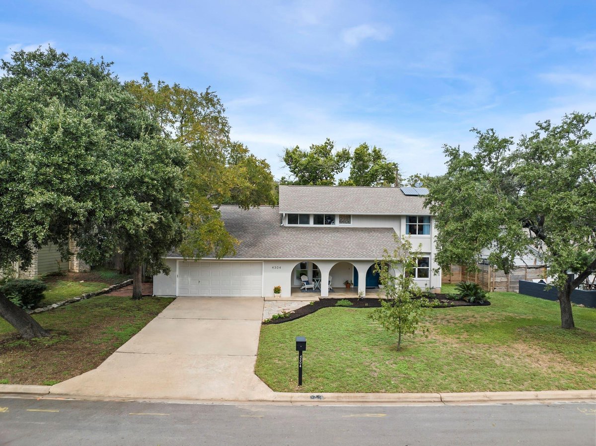 View 4304 Balcones Woods Dr in Balcones Woods Sec 01 4304 Balcones Woods Dr - front exterior - Luxury home in Balcones Woods Sec 01, Austin, TX