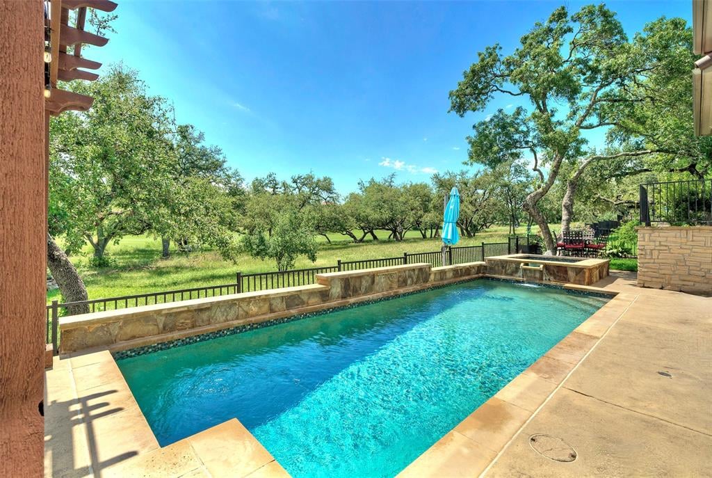 View 4308 Hookbilled Kite in Spillman Ranch Falconhead 4308 Hookbilled Kite - front exterior - Luxury home in Spillman Ranch Falconhead, Austin, TX