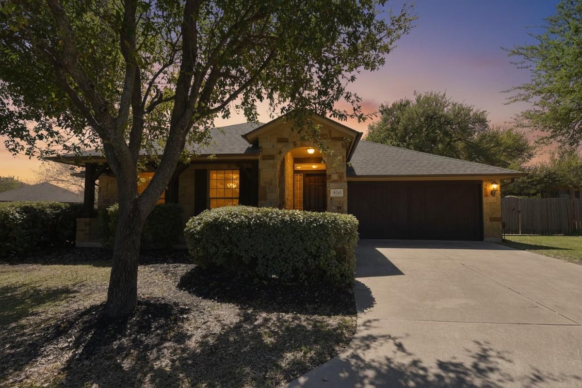 View 4310 Adagio Pl in Sendero Spgs 4310 Adagio Pl - front exterior - Luxury home in Sendero Spgs, Round Rock, TX