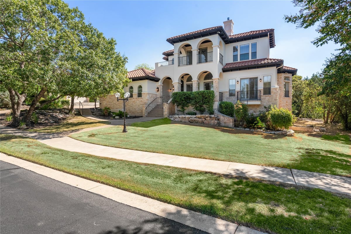 View 4312 Lakeway BLVD in Estates Lakeway Hills Sec 02 4312 Lakeway BLVD - front exterior - Luxury home in Estates Lakeway Hills Sec 02, Austin, TX