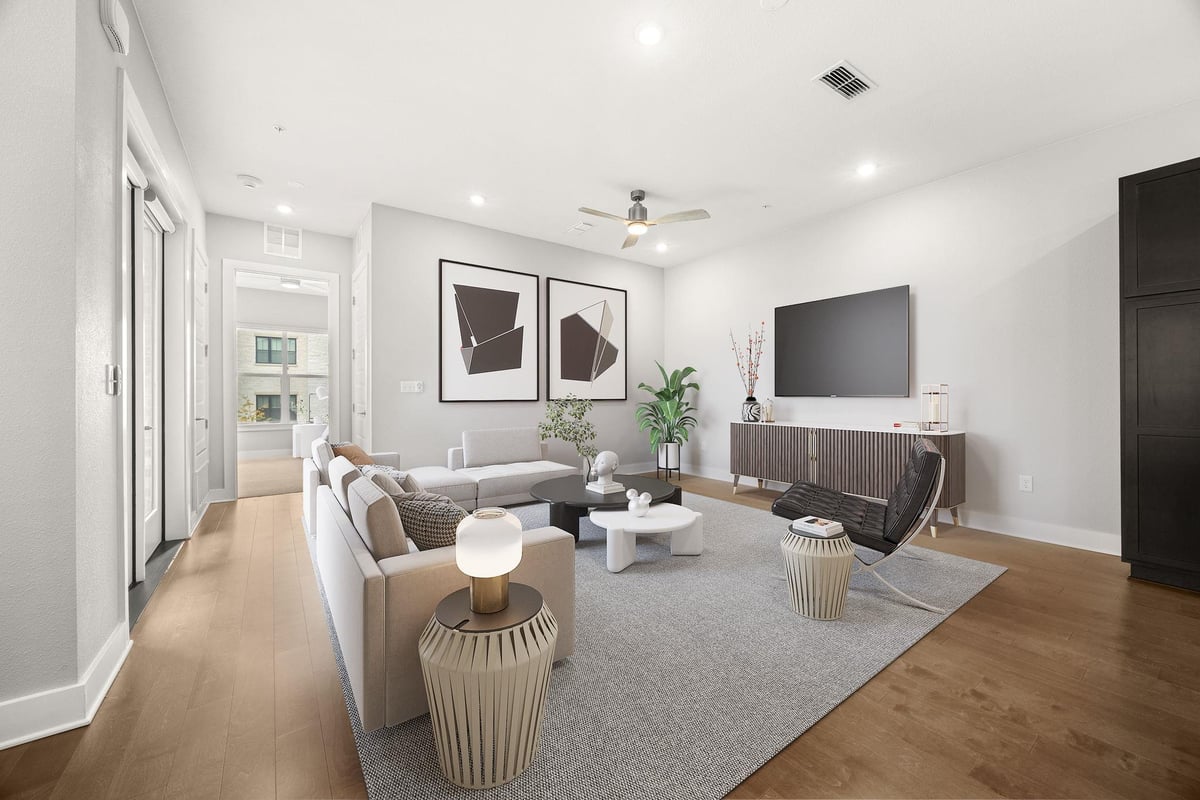Living area at 4325 Jackson Ave Unit #2202 - 2 bed 2 bath home
