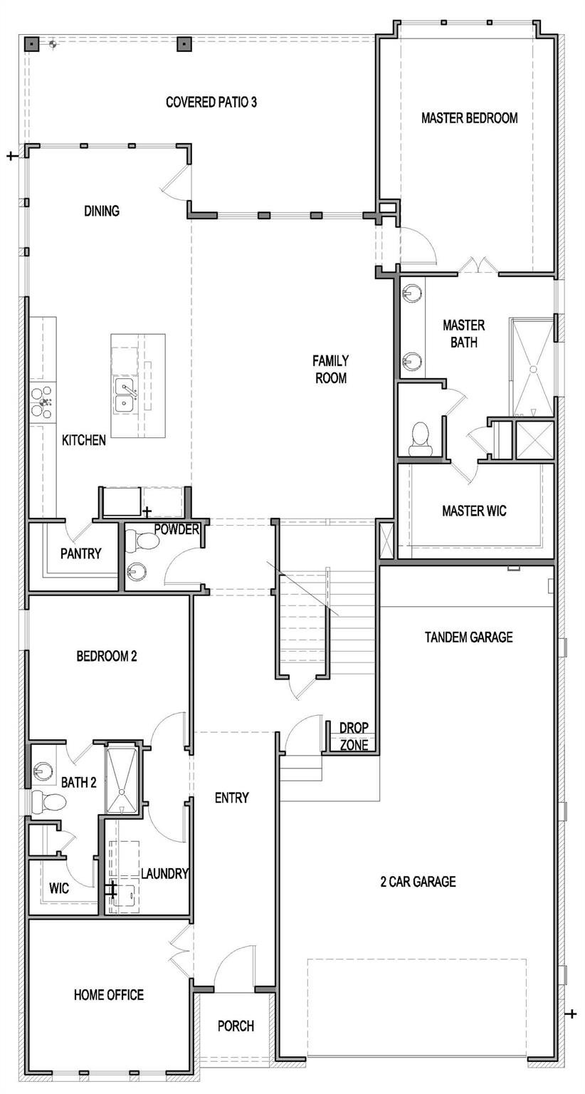 Living area at 4326 Bancroft Ln - 4 bed 4 bath home