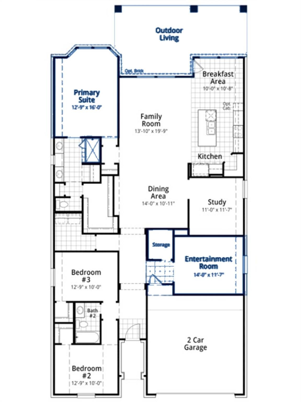 Kitchen at 433 Teakmill Trl - 3 bed 2 bath home