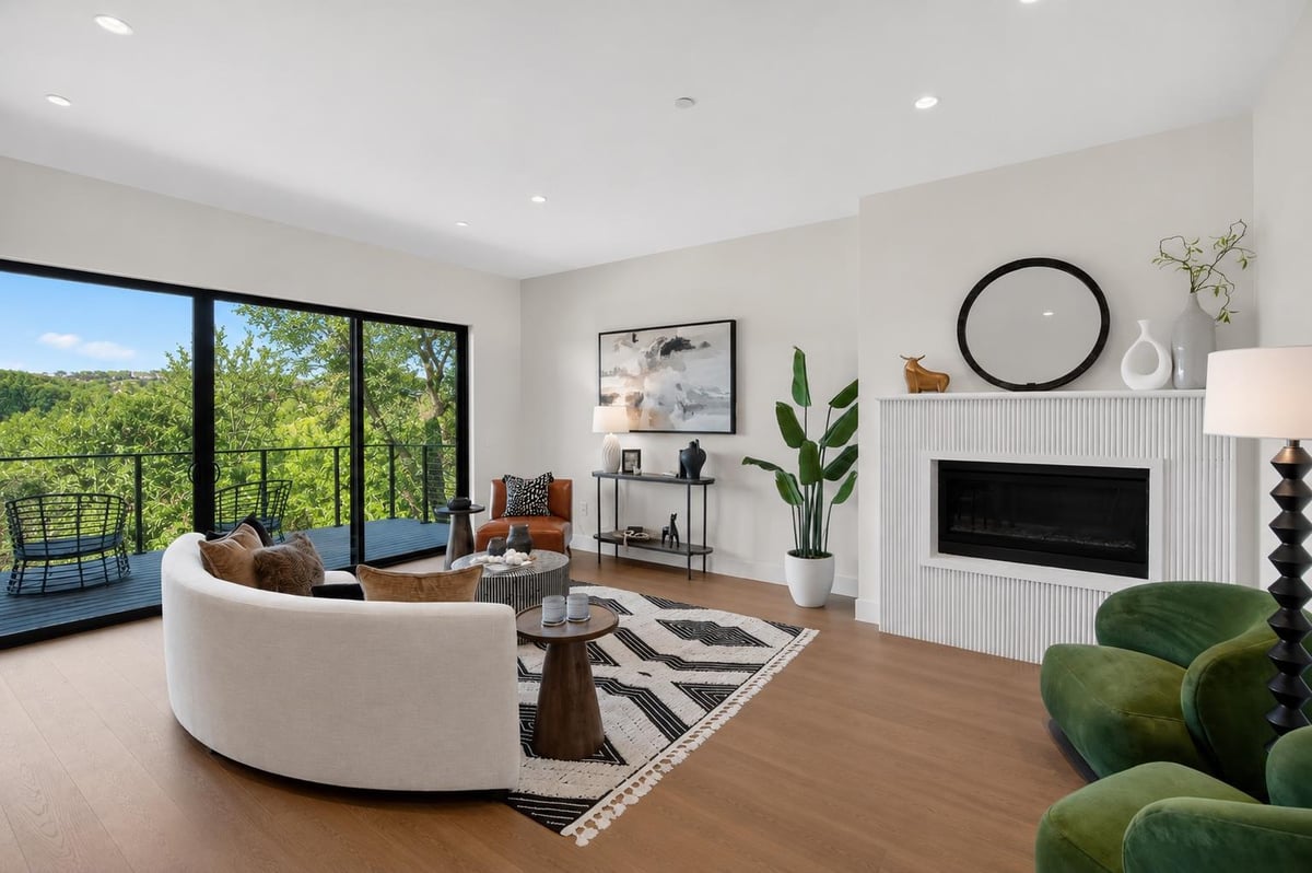 View 434 Brady LN in Ridgewood Village Sec Ii 434 Brady LN - front exterior with 434 Brady Ln in West Lake Hills - Luxury home in Ridgewood Village Sec Ii, West Lake Hi...