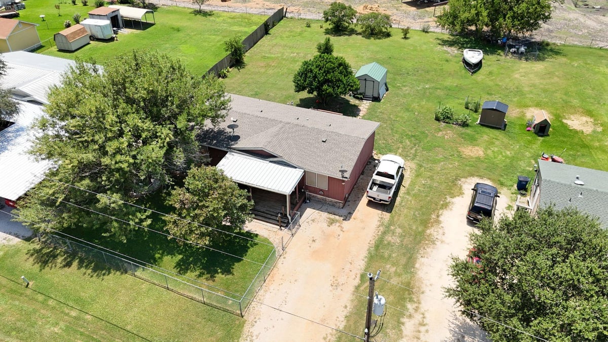 View 436 Rosemary Loop in Altwein Mobile Home Estates 436 Rosemary Loop - front exterior - Luxury home in Altwein Mobile Home Estates, New Braunfels, TX