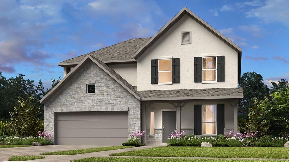 View 438 Jackson River Loop in 6 Creeks 438 Jackson River Loop - front exterior - Luxury home in 6 Creeks, Kyle, TX