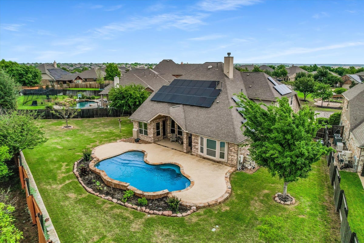 View 4381 Nash Ranch Loop in Teravista 4381 Nash Ranch Loop - front exterior - Luxury home in Teravista, Round Rock, TX