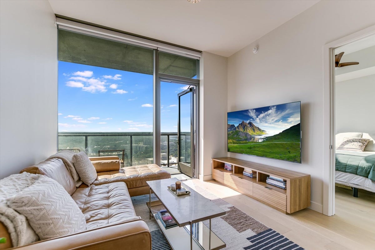 View 44 East Ave Unit #1909 in 44 East Ave Condominiums 44 East Ave Unit #1909 - front exterior - Luxury home in 44 East Ave Condominiums, Austin, TX