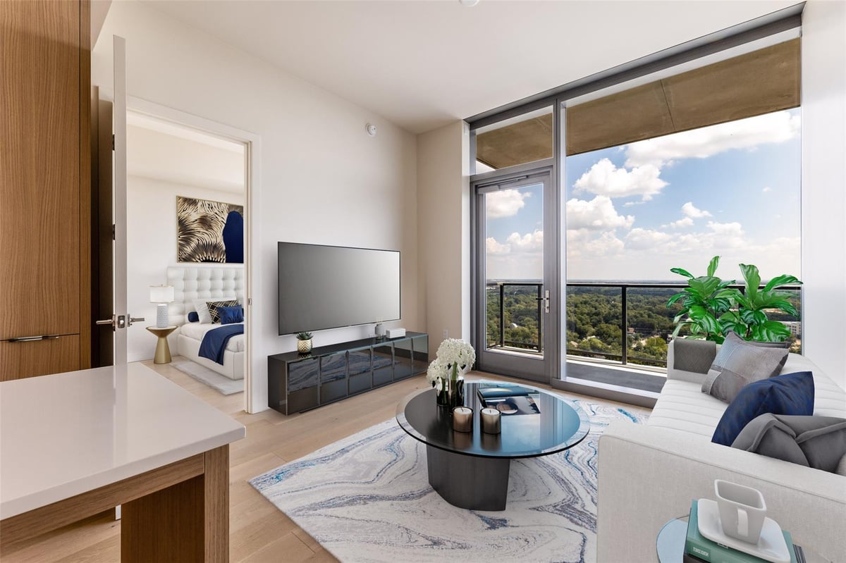 View 44 East Ave Unit #2108 in 44 East Ave Condominiums 44 East Ave Unit #2108 - front exterior - Luxury home in 44 East Ave Condominiums, Austin, TX