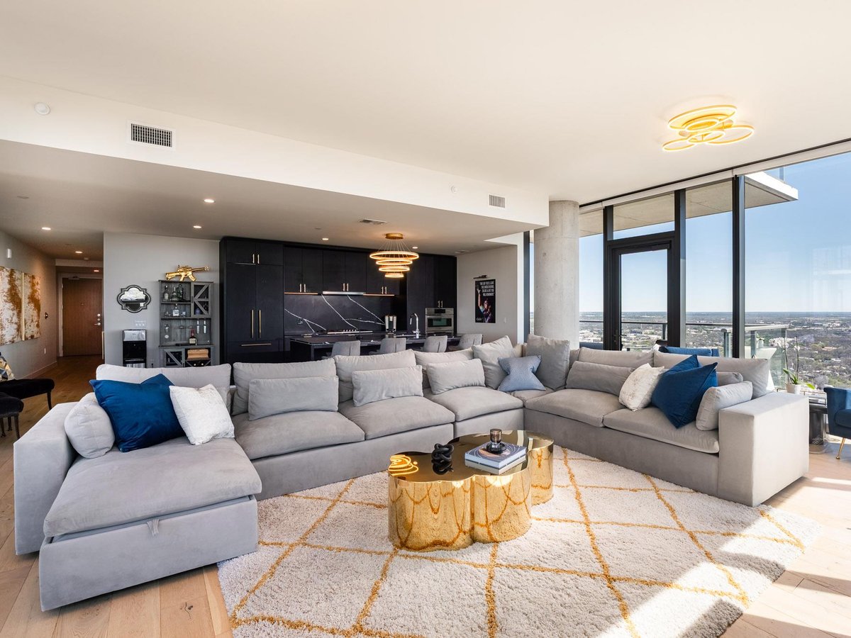 Primary bedroom at 44 East Ave Unit #3707 - 3 bed 3 bath home